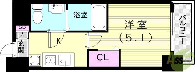 兵庫県尼崎市立花町１ 立花駅 1K マンション 賃貸物件詳細