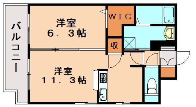 エストレイラ飯塚 4階 1LDK 賃貸物件詳細