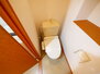 レオパレス佐保川 落ち着いた色調のトイレです