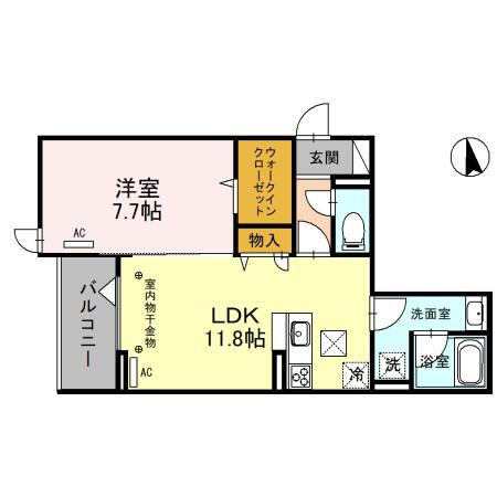 栃木県宇都宮市元今泉２ 宇都宮駅 1LDK アパート 賃貸物件詳細