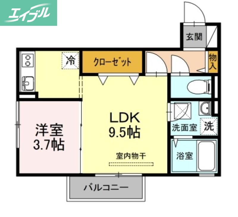 岡山県岡山市南区新保 備前西市駅 1LDK アパート 賃貸物件詳細