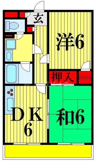 ＬＥＲＥＶＥ西新井本町 1階 2DK 賃貸物件詳細