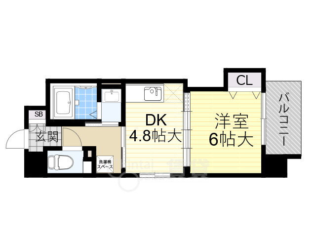 大阪府大阪市淀川区十三東１ 十三駅 1DK マンション 賃貸物件詳細
