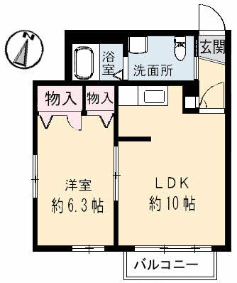 岡山県岡山市中区福泊 大多羅駅 1LDK アパート 賃貸物件詳細
