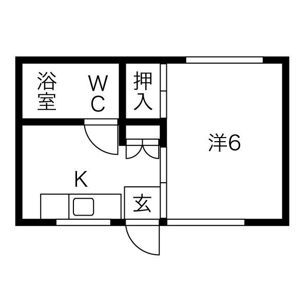やまさコーポ 3階 1K 賃貸物件詳細