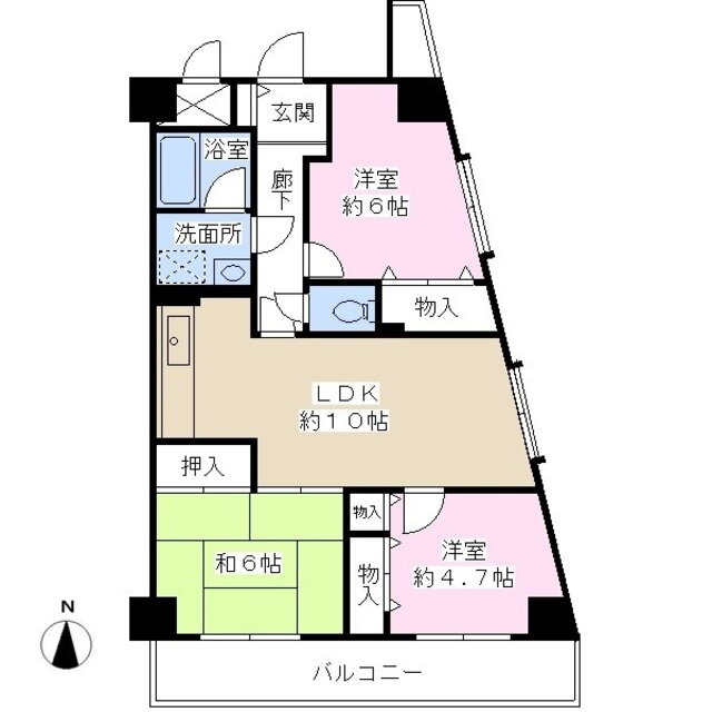 大阪府大阪市住吉区我孫子２ 我孫子町駅 3LDK マンション 賃貸物件詳細