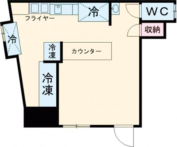 岩崎ビル 1階 1K 賃貸物件詳細
