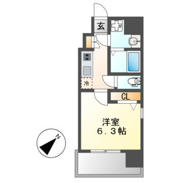 愛知県名古屋市中区千代田５ 鶴舞駅 1K マンション 賃貸物件詳細