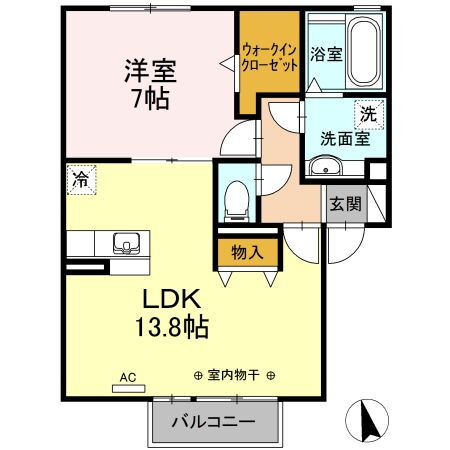 愛知県小牧市間々本町 小牧駅 1LDK アパート 賃貸物件詳細