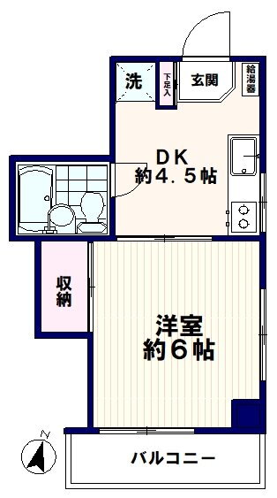 東京都杉並区和田１ 中野富士見町駅 1DK マンション 賃貸物件詳細