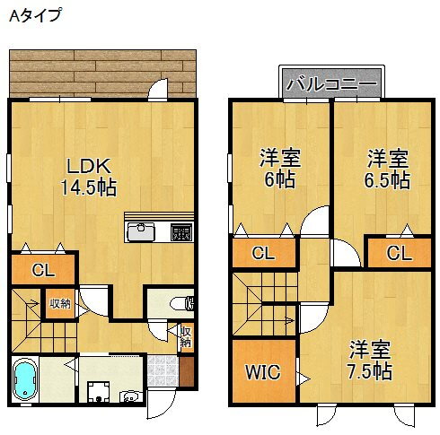 大阪府貝塚市加神１ 貝塚市役所前駅 3LDK アパート 賃貸物件詳細