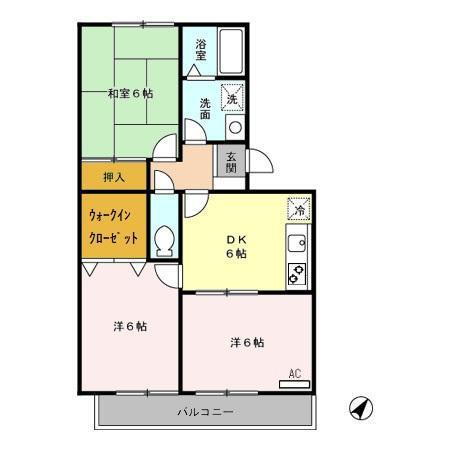 埼玉県上尾市浅間台３ 北上尾駅 3DK アパート 賃貸物件詳細