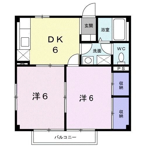 埼玉県東松山市日吉町 東松山駅 2DK アパート 賃貸物件詳細