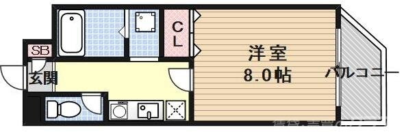 京都府京都市左京区下鴨前萩町 北山駅 1K マンション 賃貸物件詳細