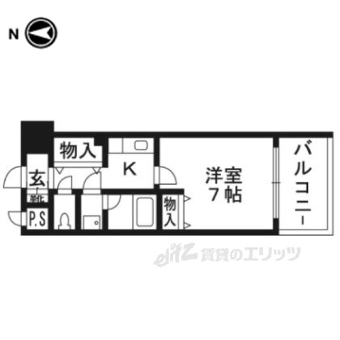 京都府京都市下京区高野堂町 大宮駅 1K マンション 賃貸物件詳細