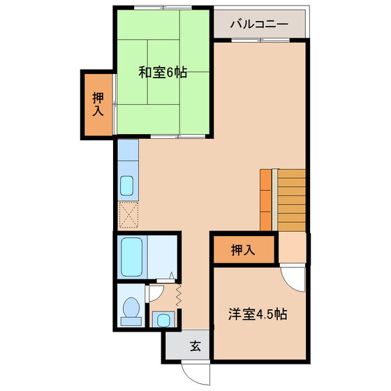 富山県魚津市緑町 魚津駅 2LDK アパート 賃貸物件詳細