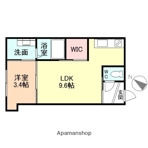 富山県富山市豊城町 城川原駅 1LDK アパート 賃貸物件詳細