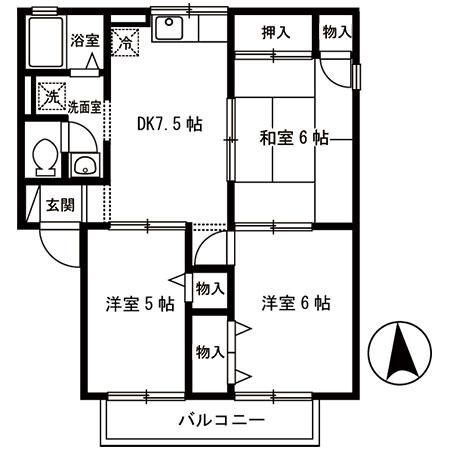 大阪府東大阪市菱江１ 荒本駅 3DK アパート 賃貸物件詳細