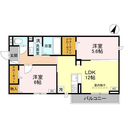 ＣＬＡＳＳＥＵＭ幸西Ｉ 3階 2LDK 賃貸物件詳細