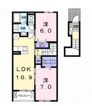 岡山県笠岡市笠岡 2LDK アパート 賃貸物件詳細