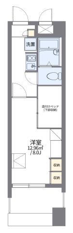 レオパレス国泰寺 8階 1K 賃貸物件詳細