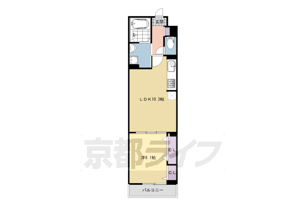 京都府城陽市寺田北東西 寺田駅 1LDK アパート 賃貸物件詳細