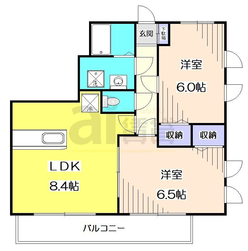 東京都中野区白鷺２ 鷺ノ宮駅 2LDK アパート 賃貸物件詳細