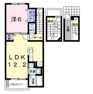 兵庫県姫路市中地南町 亀山駅 1LDK アパート 賃貸物件詳細