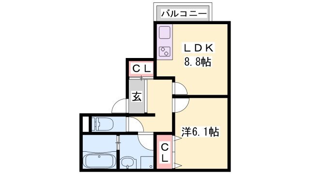 兵庫県姫路市香寺町溝口 溝口駅 1LDK アパート 賃貸物件詳細