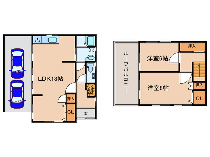 福岡県北九州市八幡西区木屋瀬４ 木屋瀬駅 2LDK 一戸建て 賃貸物件詳細