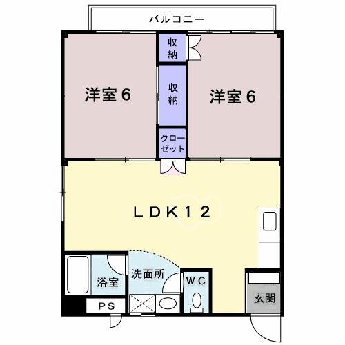 福岡県久留米市長門石３ 久留米駅 2LDK アパート 賃貸物件詳細