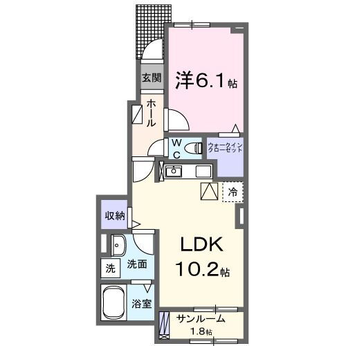 茨城県土浦市右籾 荒川沖駅 1LDK アパート 賃貸物件詳細