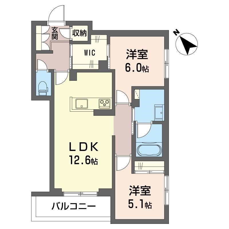 埼玉県さいたま市見沼区大字中川 大宮駅 2LDK マンション 賃貸物件詳細