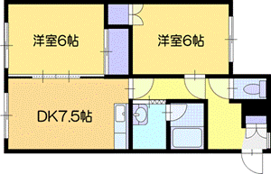 スタンフォードマンション 1階 2DK 賃貸物件詳細