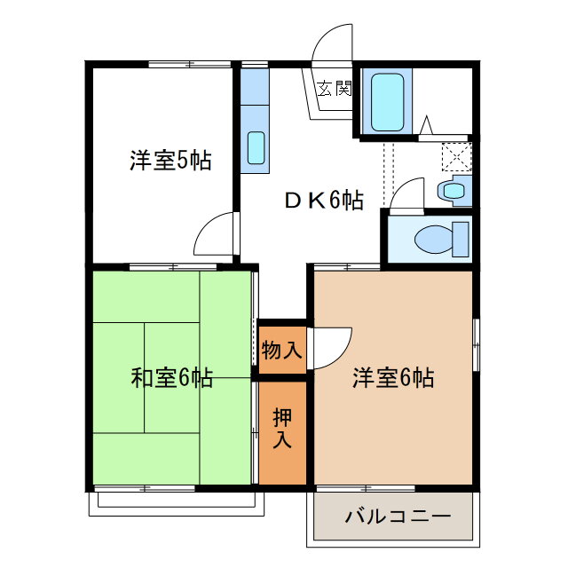 埼玉県久喜市吉羽１ 久喜駅 3DK アパート 賃貸物件詳細