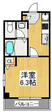 神奈川県川崎市中原区小杉陣屋町１ 新丸子駅 1K マンション 賃貸物件詳細