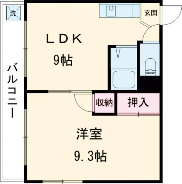 ＴＭコーポ 3階 1LDK 賃貸物件詳細