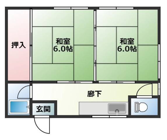 山梨県韮崎市富士見３ 韮崎駅 2K アパート 賃貸物件詳細