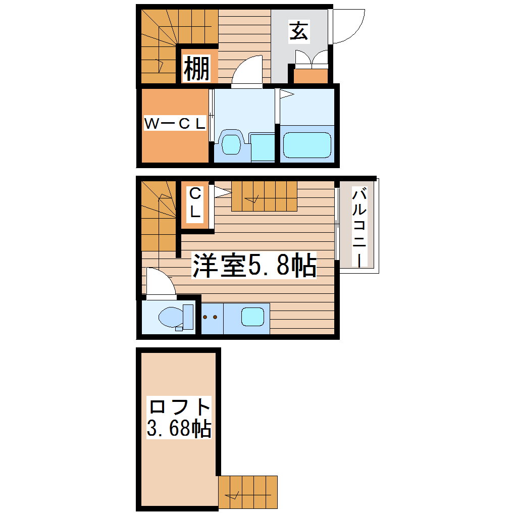 Ｖｉｒｇｏ南鍛冶町 1階 ワンルーム 賃貸物件詳細