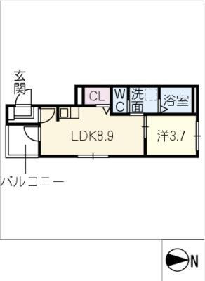 愛知県名古屋市港区七番町４ 東海通駅 1LDK アパート 賃貸物件詳細