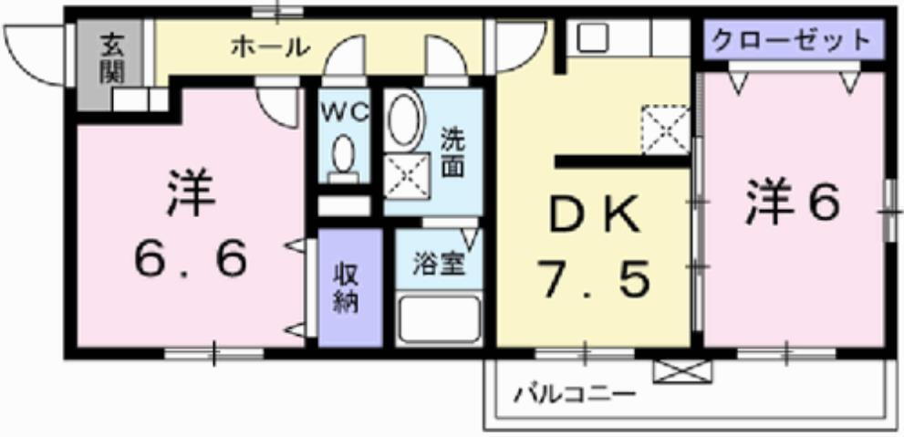兵庫県姫路市飾磨区加茂 西飾磨駅 2DK アパート 賃貸物件詳細