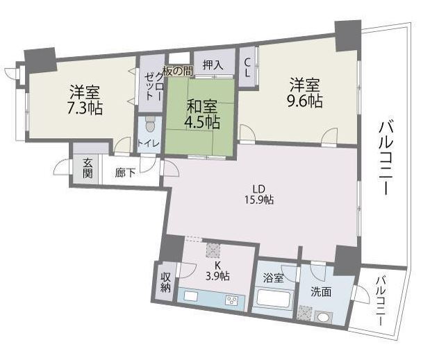 アイランドシティ・インフィニガーデン　ノース棟 2階 3LDK 賃貸物件詳細