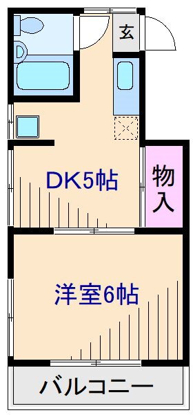 パールハイムＡ 3階 1DK 賃貸物件詳細