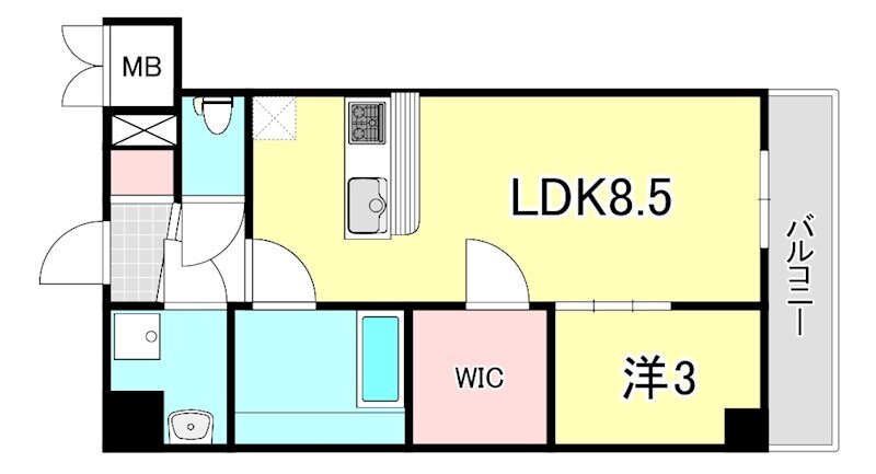 兵庫県神戸市中央区加納町３ 三ノ宮駅 1LDK マンション 賃貸物件詳細
