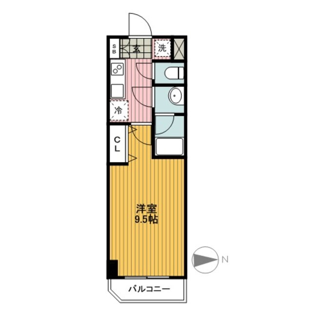 神奈川県横浜市港北区錦が丘 菊名駅 1K マンション 賃貸物件詳細