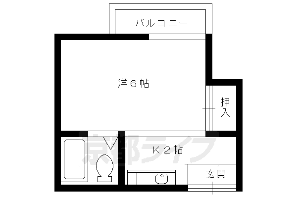 京都府京都市左京区下鴨下川原町 北大路駅 1K マンション 賃貸物件詳細