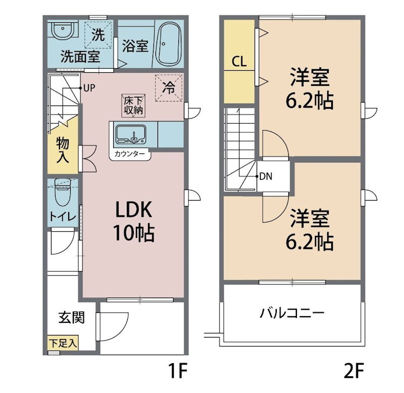 群馬県前橋市粕川町深津 新屋駅 2LDK アパート 賃貸物件詳細
