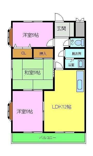 アドミラール 2階 3LDK 賃貸物件詳細