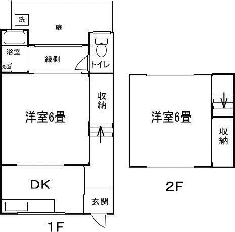 和歌山県和歌山市島橋東ノ丁 東松江駅 2DK アパート 賃貸物件詳細