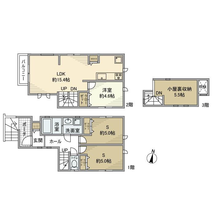 東京都杉並区和泉２ 永福町駅 1SLDK 一戸建て 賃貸物件詳細